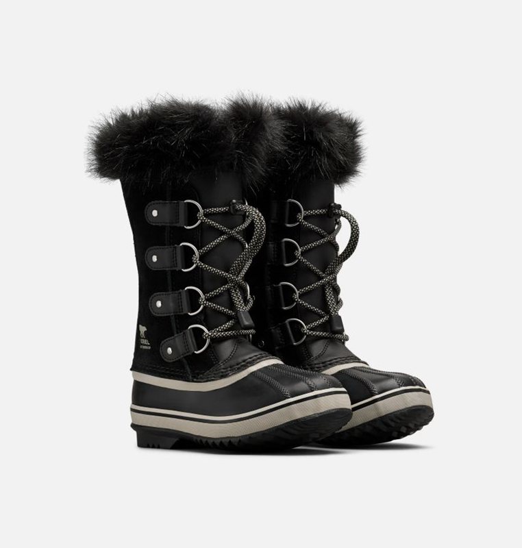 Sorel Youth Joan of Arctic™ - Kids Snow Boots Black - 178325ELW